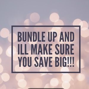 Bundle with me and save!!!